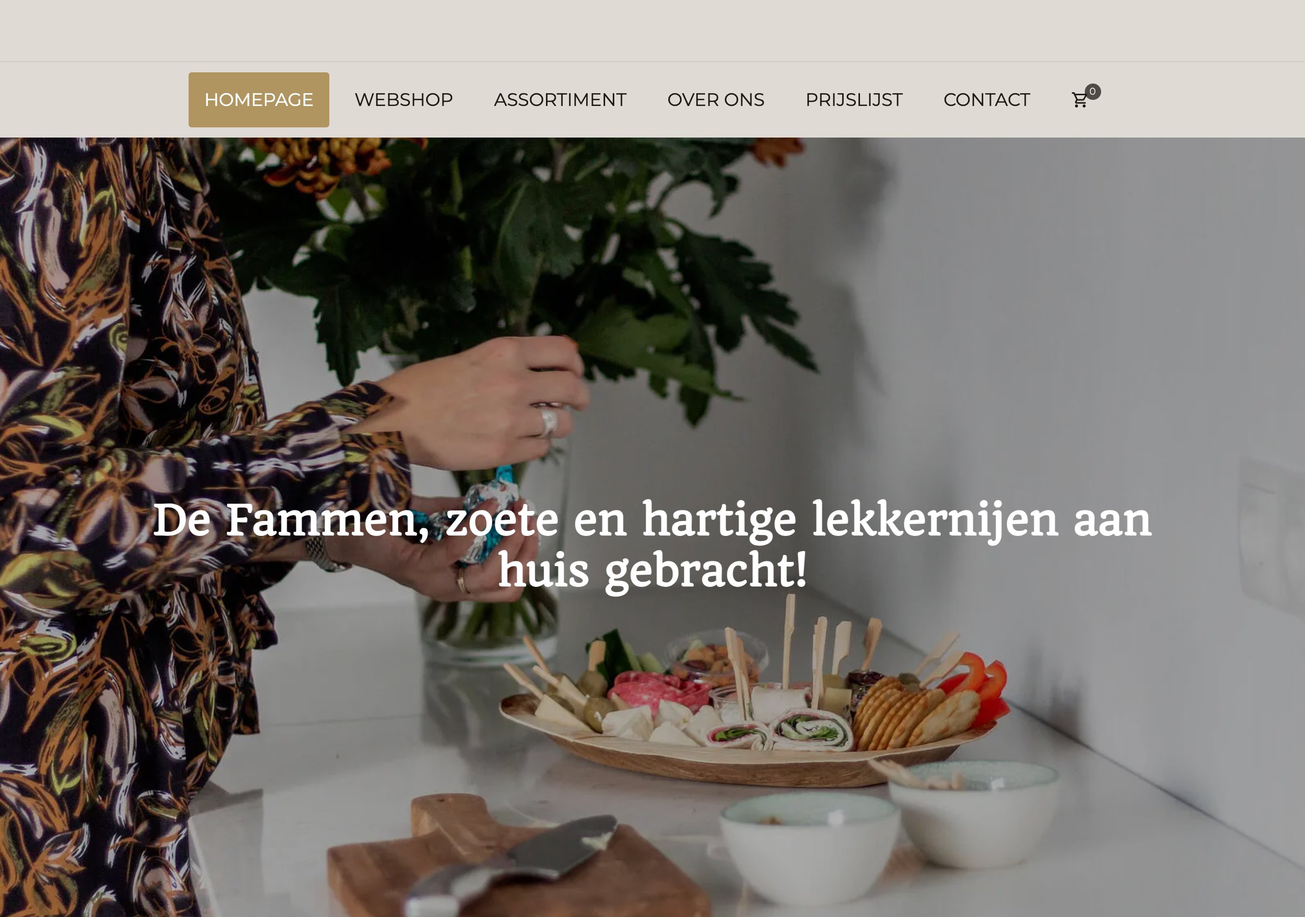 De Fammen website